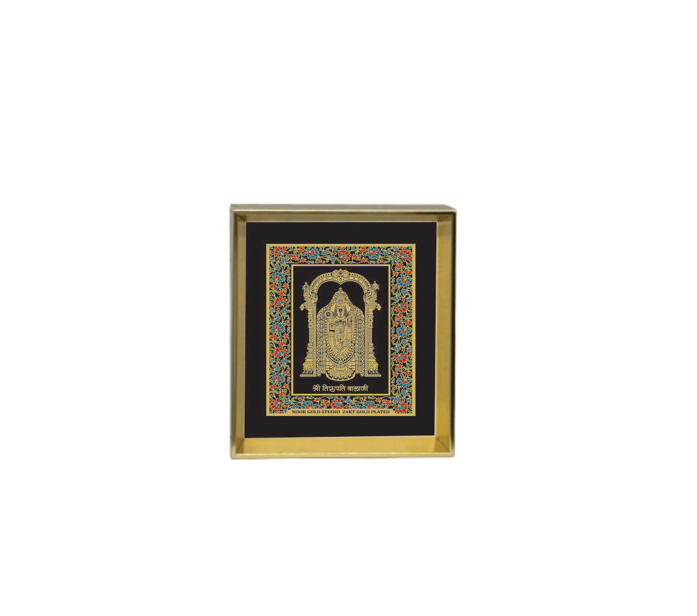 Balaji Black - 24kt Gold Plated Dashboard Frame