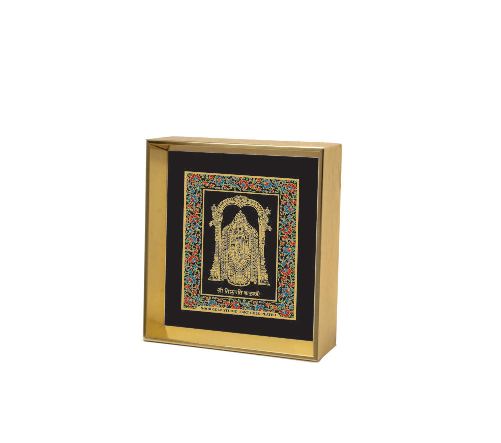 Balaji Black - 24kt Gold Plated Dashboard Frame