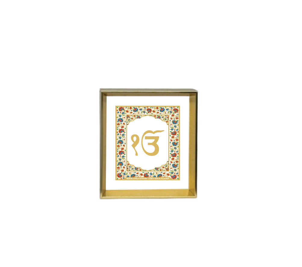 Ek Onkar - 24kt Gold Plated Dashboard Frame