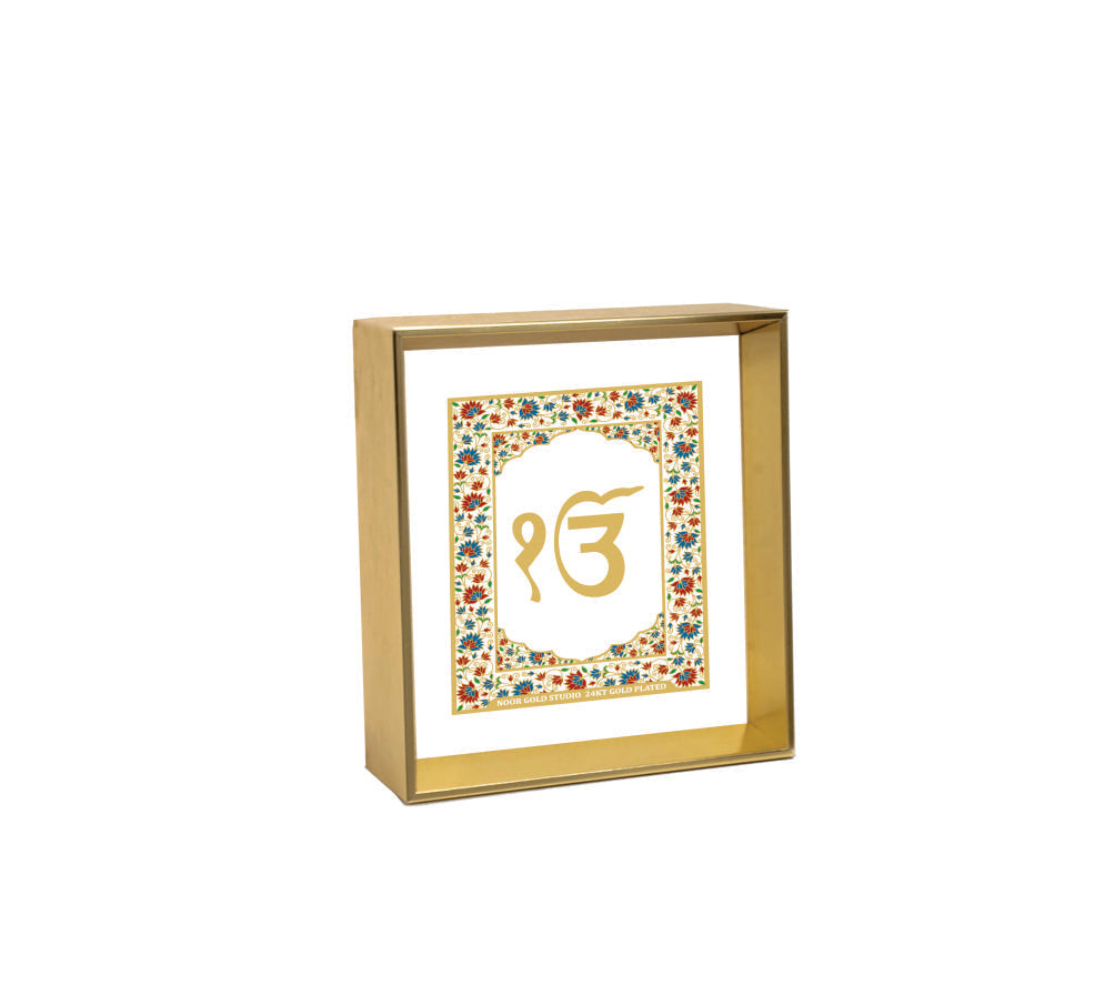 Ek Onkar - 24kt Gold Plated Dashboard Frame