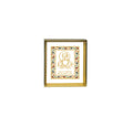 Guru Nanak Dev Ji - 24kt Gold Plated Dashboard Frame