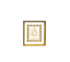Guru Nanak Dev Ji - 24kt Gold Plated Dashboard Frame