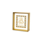 Guru Nanak Dev Ji - 24kt Gold Plated Dashboard Frame