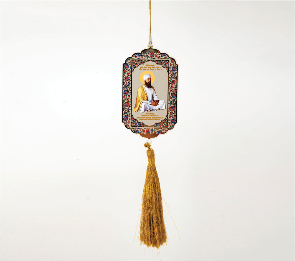 Guru Teg Bahadur Ji - Car Hangings