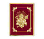 Lord Hanuman Velvet Gold Frame | 24 Karat Gold-Plated Artwork