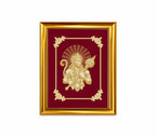 Lord Hanuman Velvet Gold Frame | 24 Karat Gold-Plated Artwork