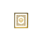 Khanda - 24kt Gold Plated Dashboard Frame