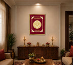 Adiyogi Velvet Gold Frame | 24 Karat Gold-Plated